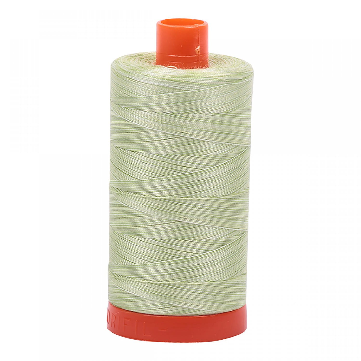Aurifil Mako Cotton Embroidery Thread 50wt 1422yds Variegated Light Spring Green