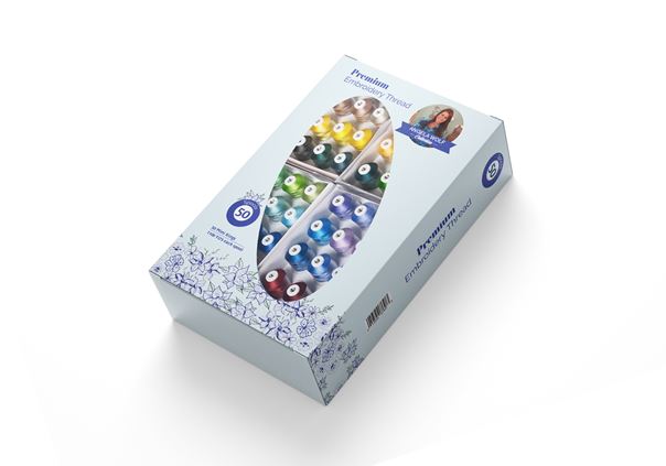 ANGELA WOLF 50PC EMBROIDERY THREAD