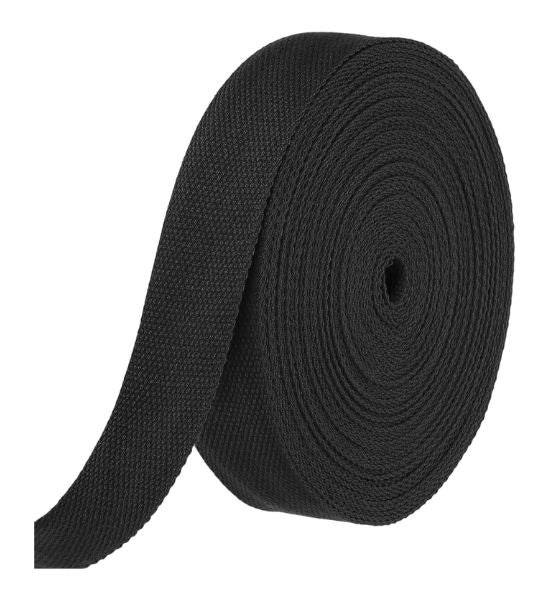 HARFINGTON Grey Cotton Webbing 1.5"x2 Yards