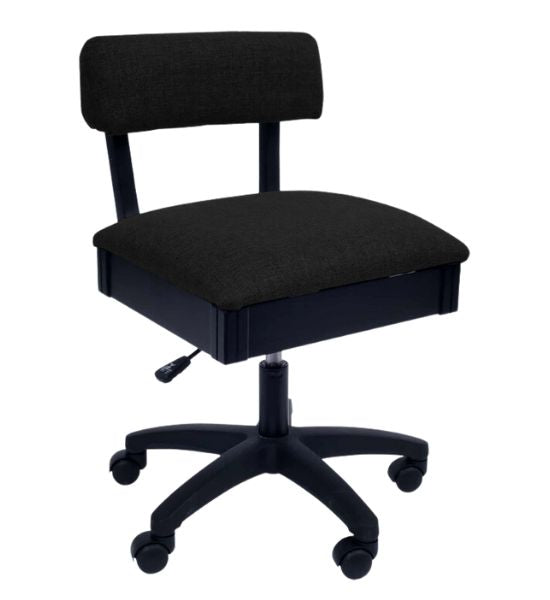 Baroness Black Hydraulic Sewing Chair