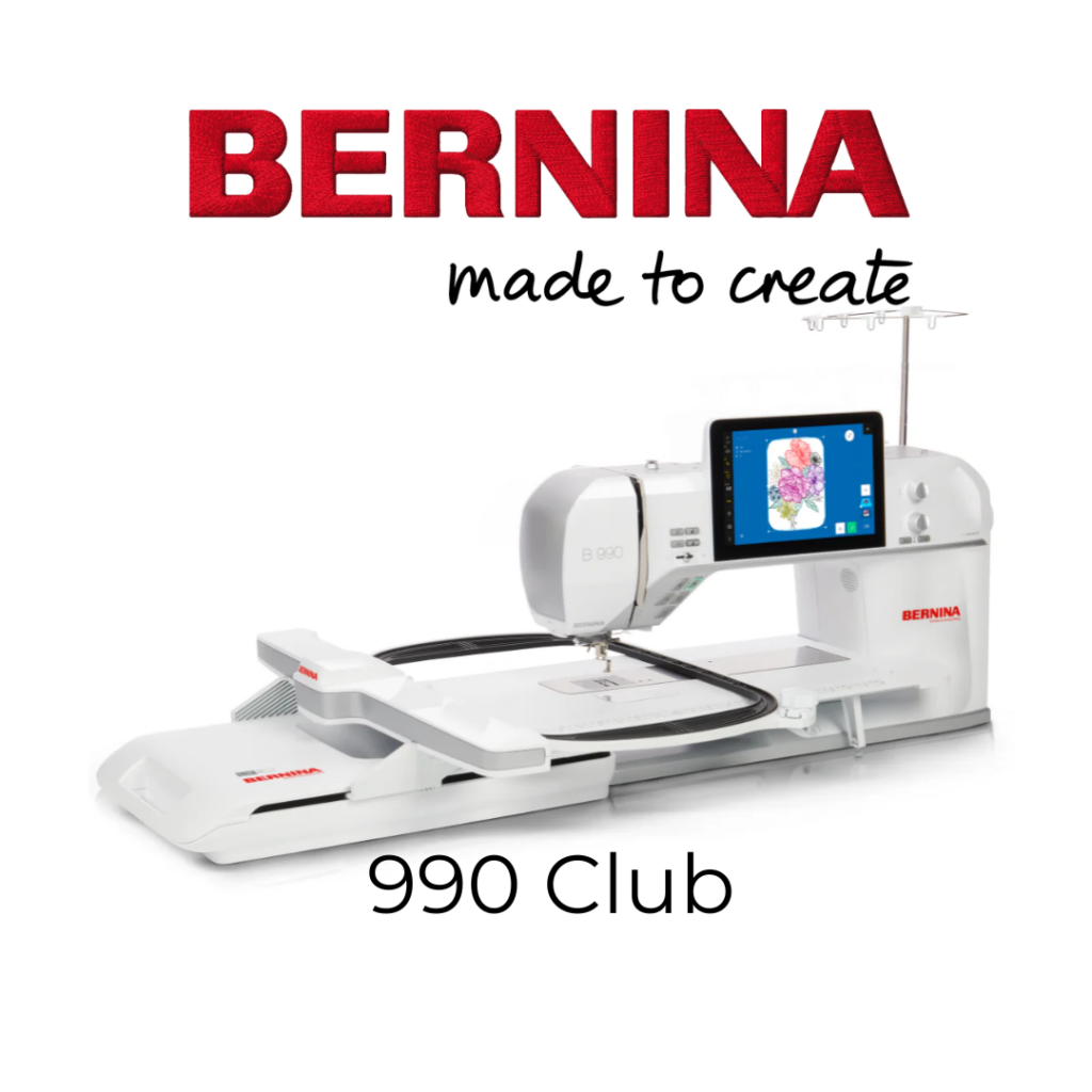 BERNINA 990 Club 11/28/25 1:00 p.m. – 4:30 p.m.