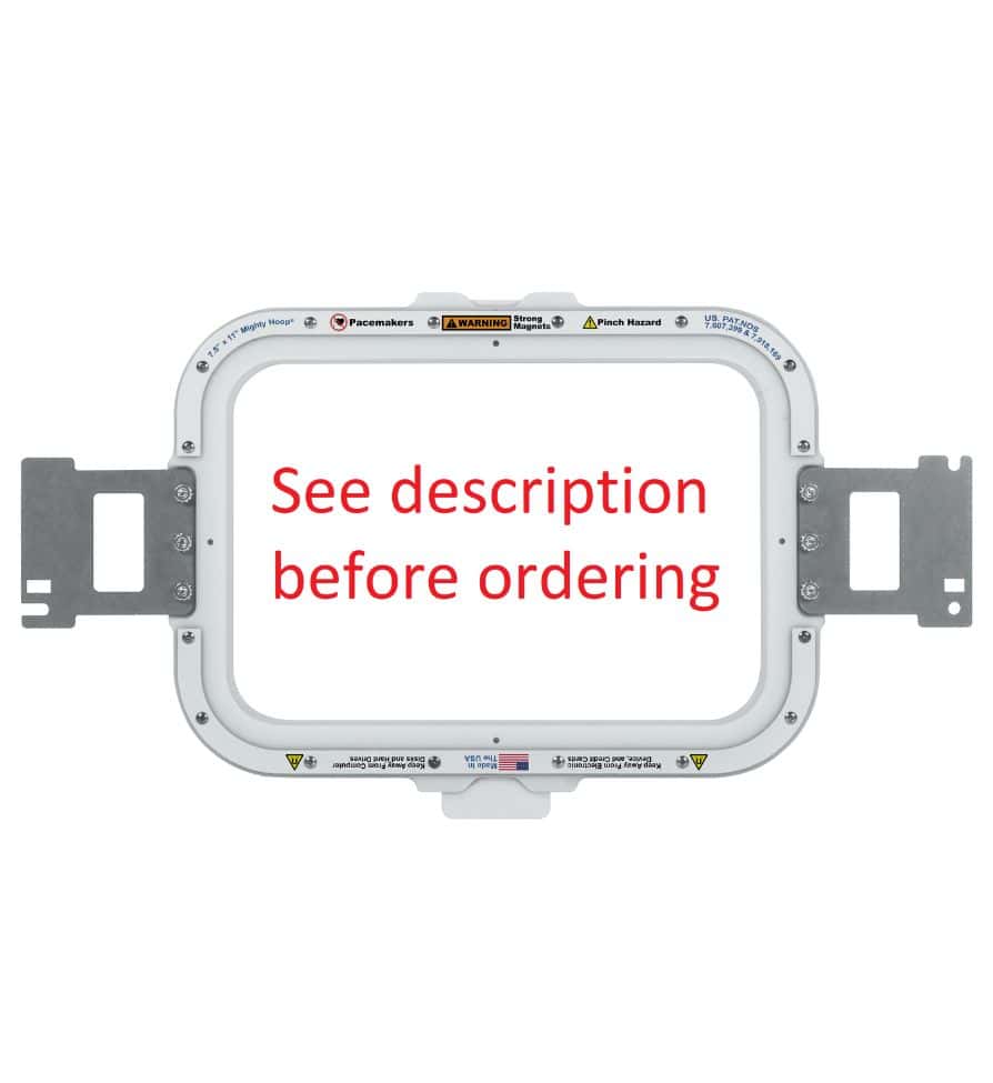 Brother PR1 – 7.5×11″ Mighty Hoop