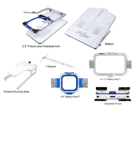 Brother PR10 – 5.5″ with 8×13 Mighty Hoop Kit