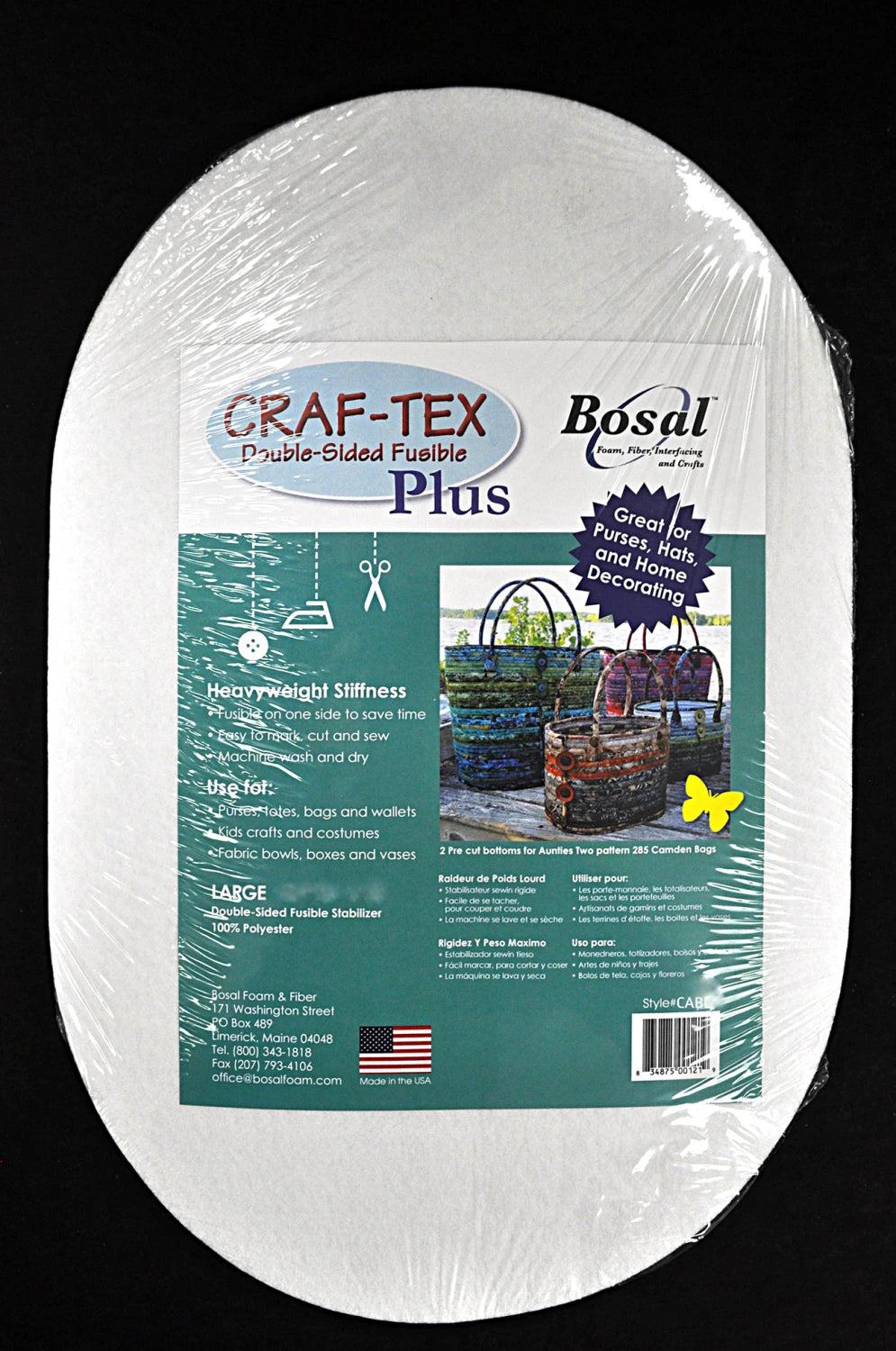 CRAFT-TEX PLUS 2 OVALS LARGE BAG