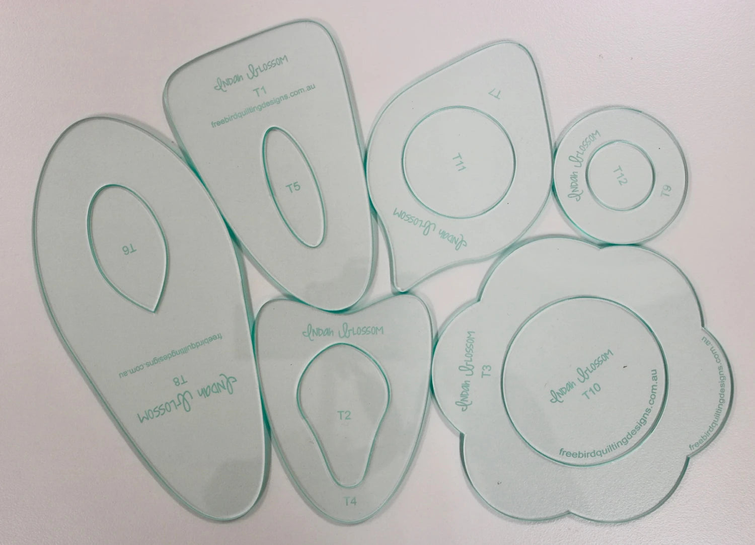 Indah Blossoms - Acrylic Template set