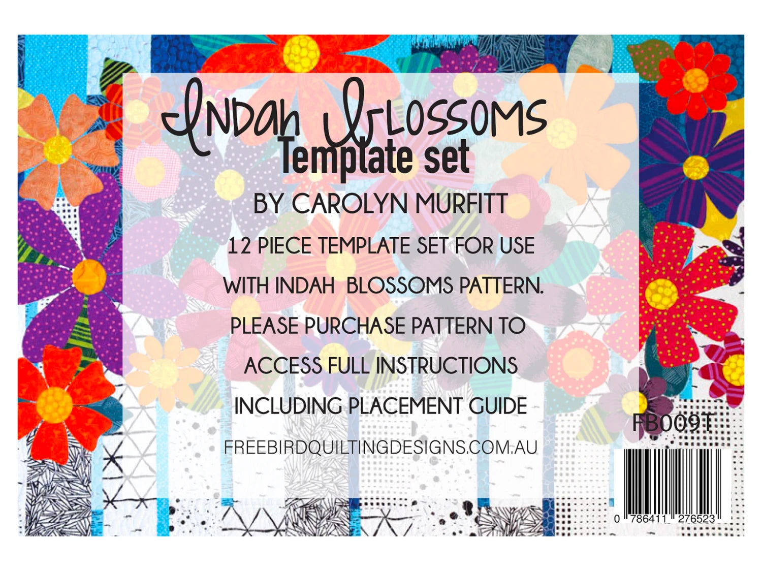 Indah Blossoms - Acrylic Template set