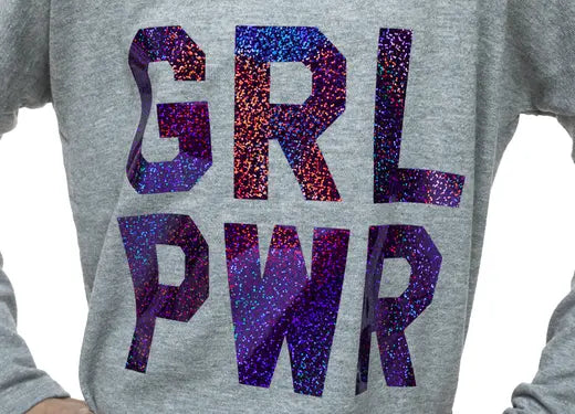 Hologram Heat Transfer Vinyl RED 1FT