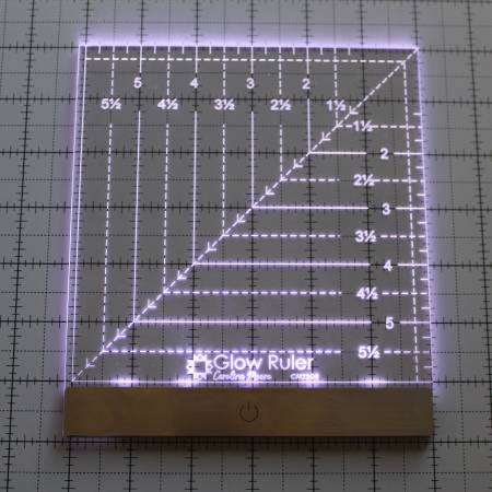 Carolina Moore Glow Ruler 6in Square