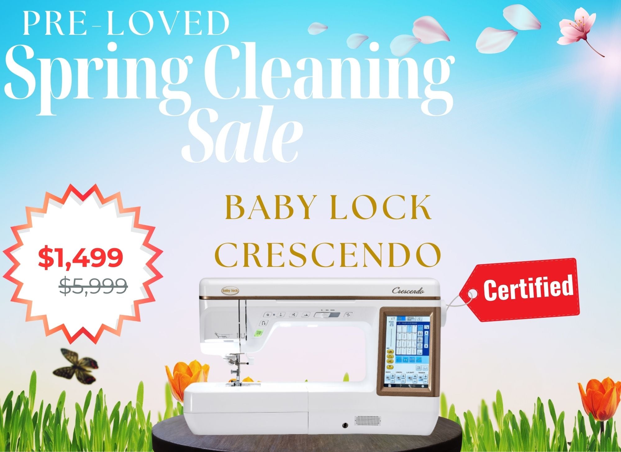Baby Lock Crescendo — Pre-Loved OPEN BOX