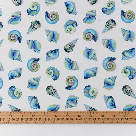 Tula Pink Floral Reef Collection: Lil' Shelly Vinyl 1 YD