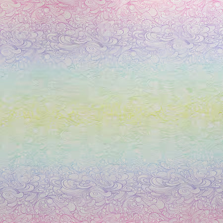 Tula Pink Floral Reef Collection: Making Waves Vinyl 1 YD