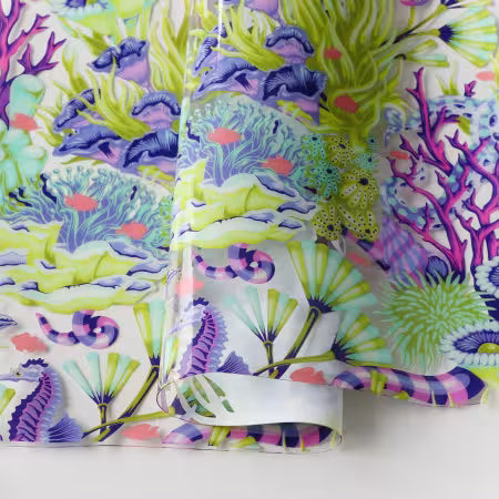 Tula Pink Floral Reef Collection: Reef What You Sew Vinyl 1 YD
