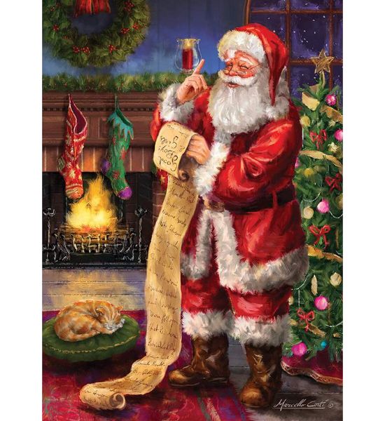 Christmas Wishes Santa's List Panel