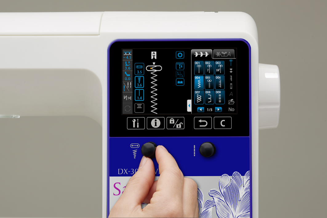 JUKI Sayaka DX-3000QVP Sewing & Quilting Machine