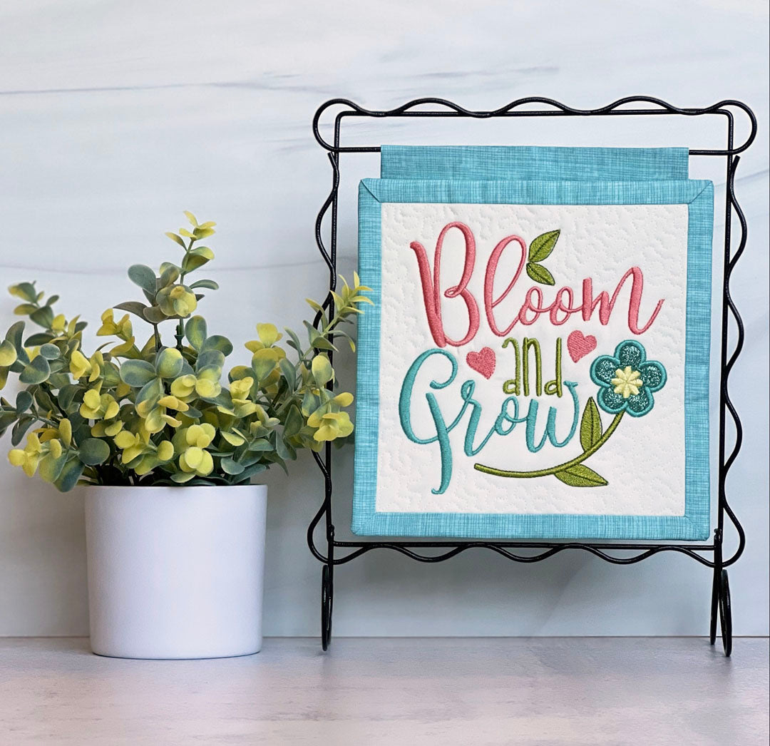 Embroidery Garden Mug Rug and Mini Hangings Bundle (Exclusive)