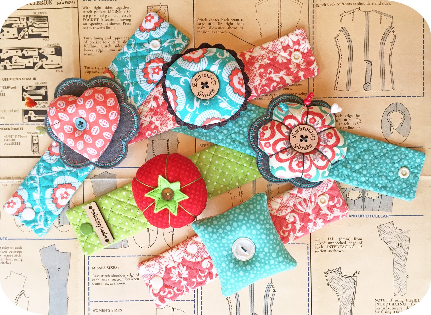Wrist Pincushions