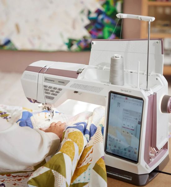HUSQVARNA® VIKING® EPIC QUILT™ 97 Sewing Machine & Accessories Bundle