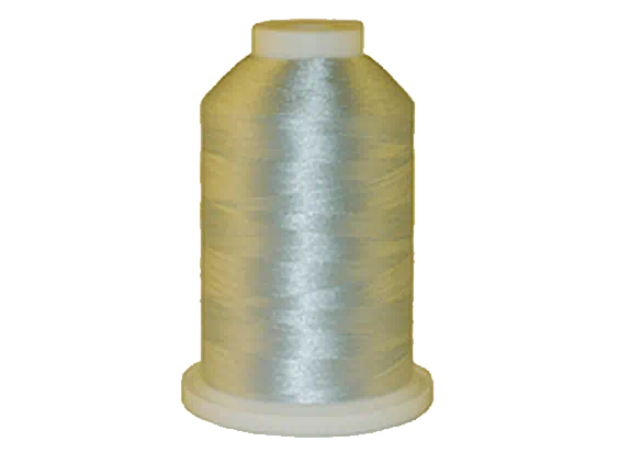 Soft Baby Blue 100% Polyester Color Fast, High Shine Embroidery Thread