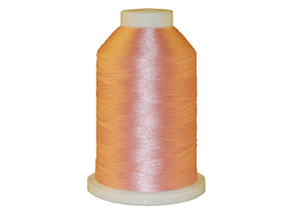 Salmon Pink 100% Polyester Color Fast, High Shine Embroidery Thread