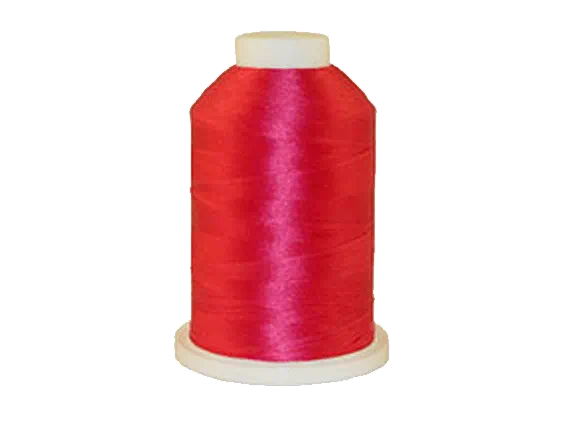 Dark Fuchsia 100% Polyester Color Fast, High Shine Embroidery Thread