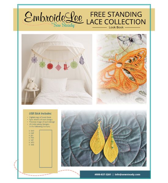 EmbroideLee Free Standing Lace Embroidery Collection