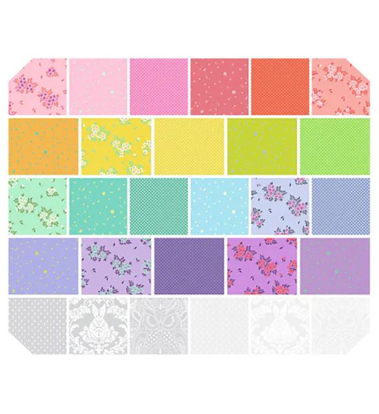 TULA PINK SOILDS 2.5 IN 42PCS