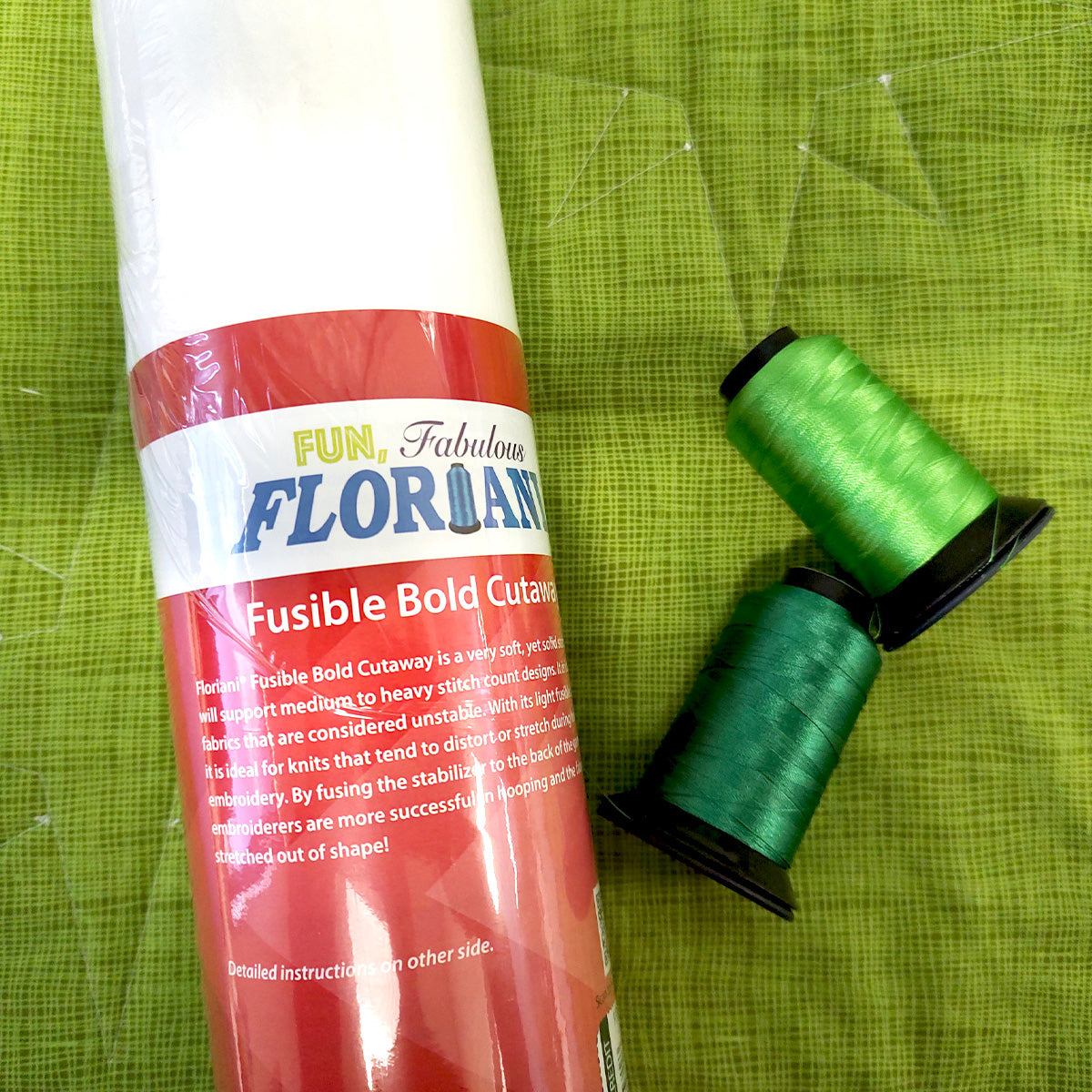 Floriani Fusible Bold Cutaway 20" x 10 yds