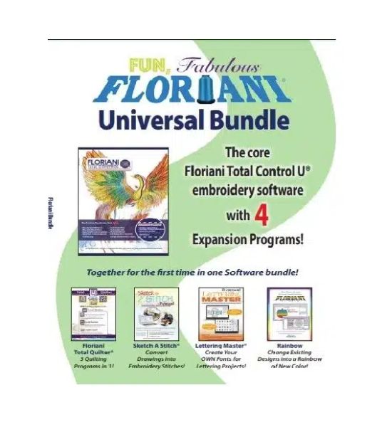 Floriani Universal Bundle Digitizing software