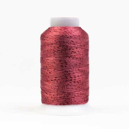 Glamore 12wt Rayon Metallic 274m Coral Rose