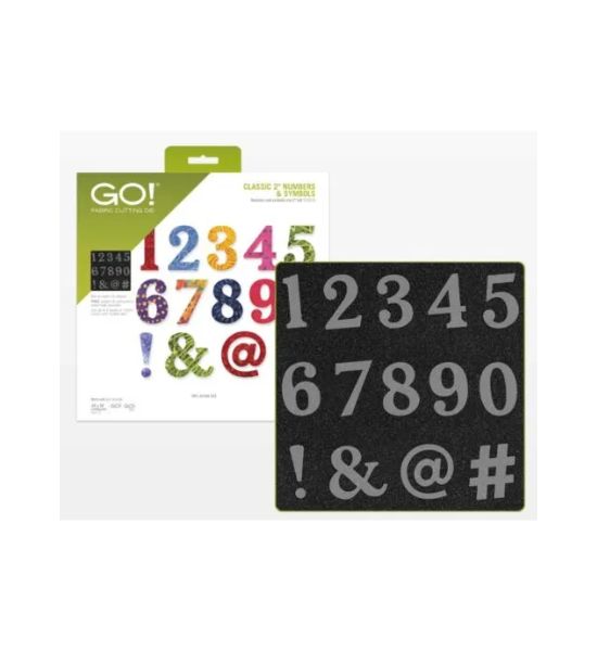 GO! Classic 2" Numbers & Symbols Die