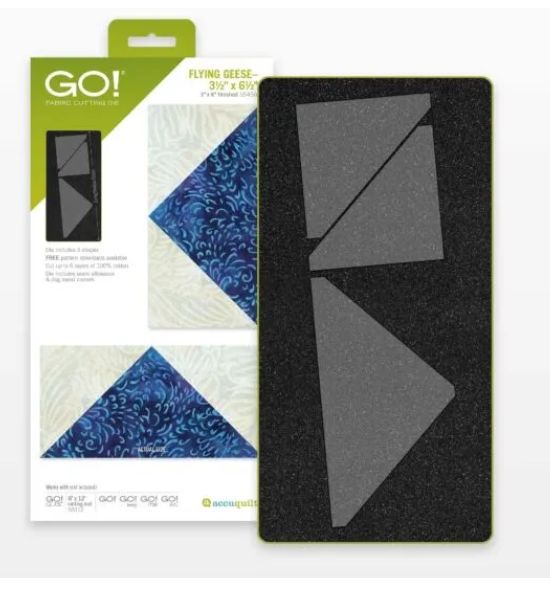 GO! Flying Geese-3 1/2" x 6 1/2" (3" x 6" Finished) Die