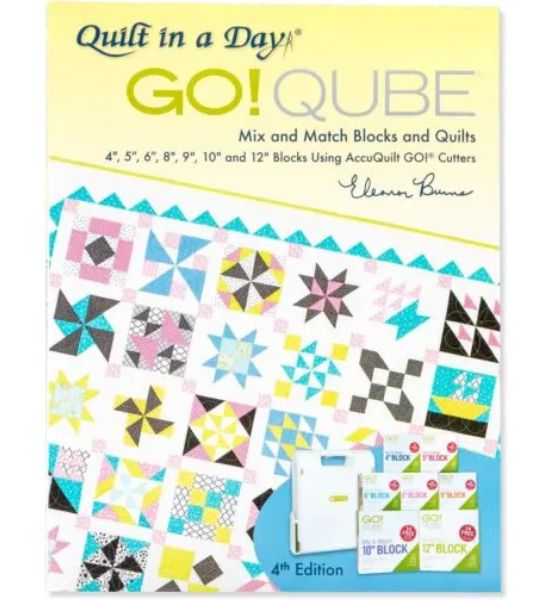 GO! Qube Mix & Match Blocks and Quilts Pattern Book by Eleanor Burns-4th Edition