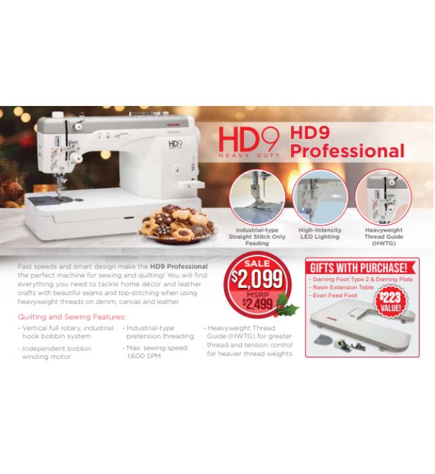 Janome HD9 Professional
