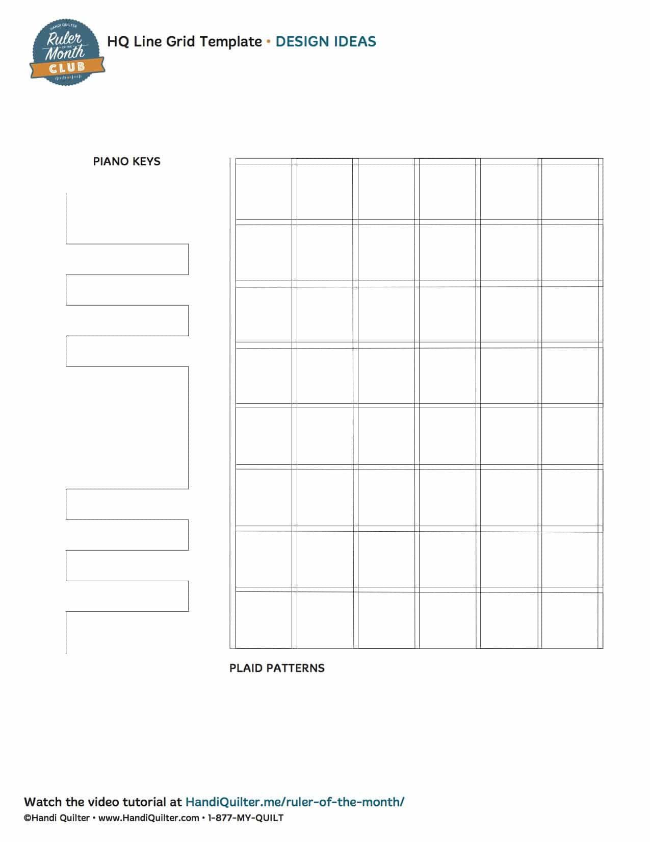 HQ Line Grid 6 inch x 1/2 inch