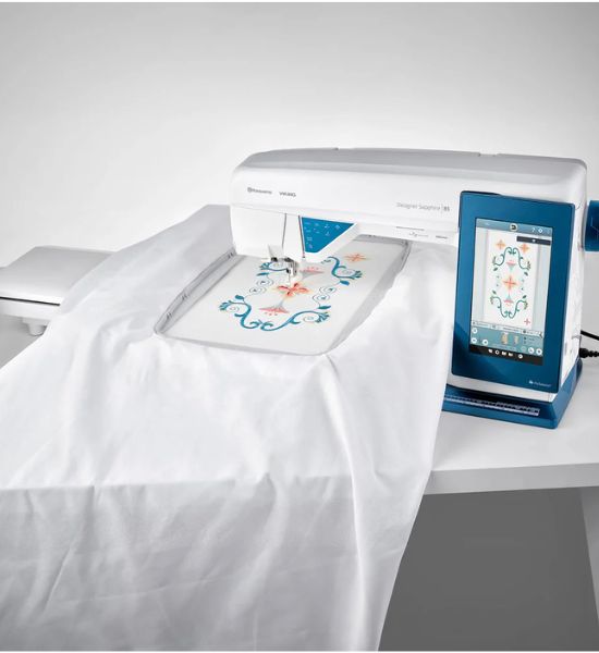 Refurbished HUSQVARNA® VIKING® DESIGNER SAPPHIRE™ 85 Sewing & Embroidery Machine