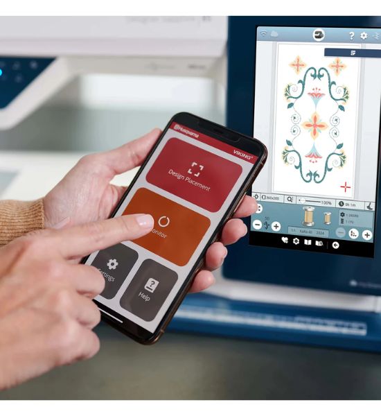 Refurbished HUSQVARNA® VIKING® DESIGNER SAPPHIRE™ 85 Sewing & Embroidery Machine