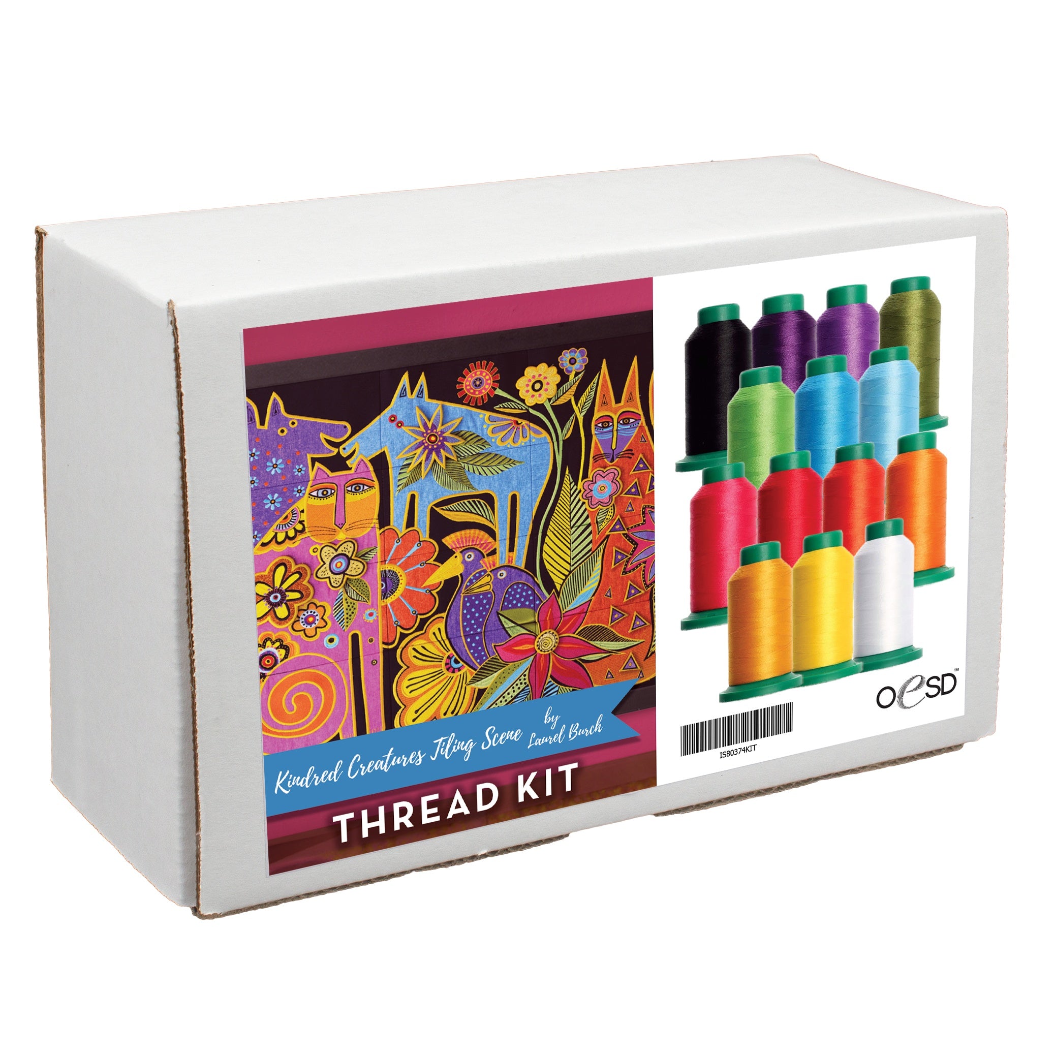 KINDRED CREATURES TILING SCENE THREAD KIT