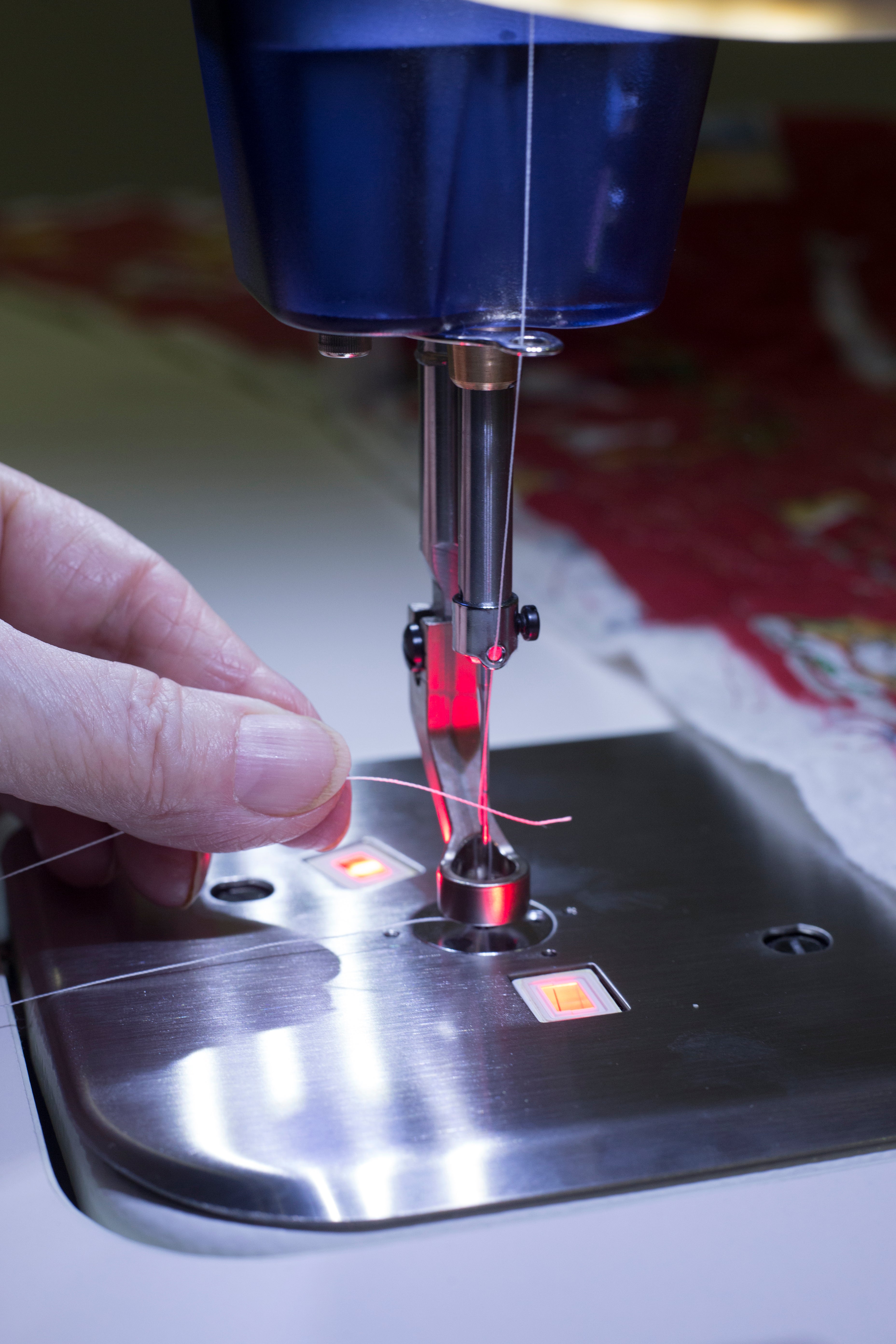 Juki Miyabi J-350 QVP-S Sit-Down Longarm Quilting Machine With Table