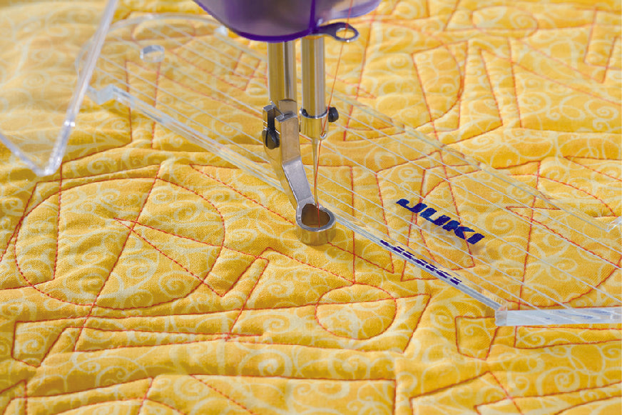 Juki Miyabi J-350 QVP-S Sit-Down Longarm Quilting Machine With Table