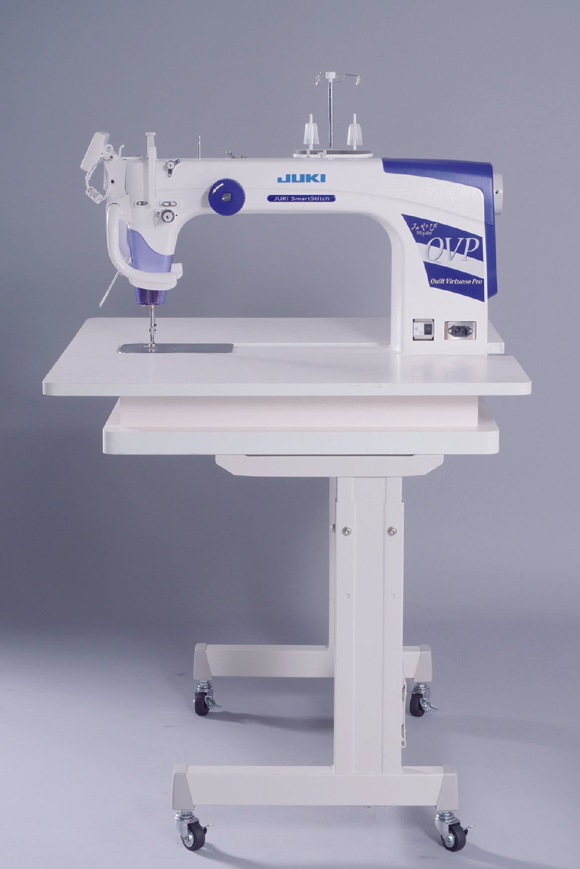 Juki Miyabi J-350 QVP-S Sit-Down Longarm Quilting Machine With Table