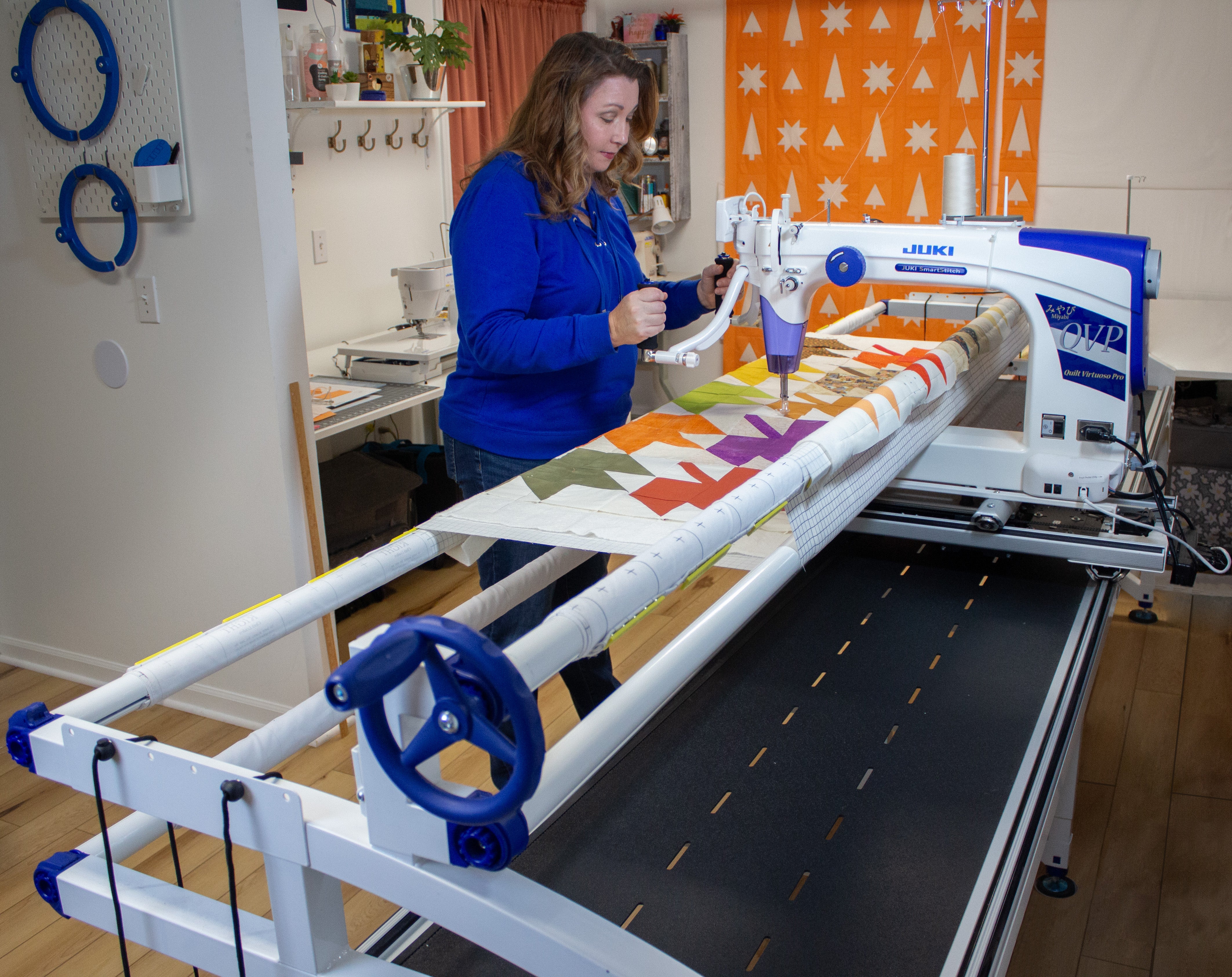 Juki J-350QVP Miyabi Longarm Quilting Machine