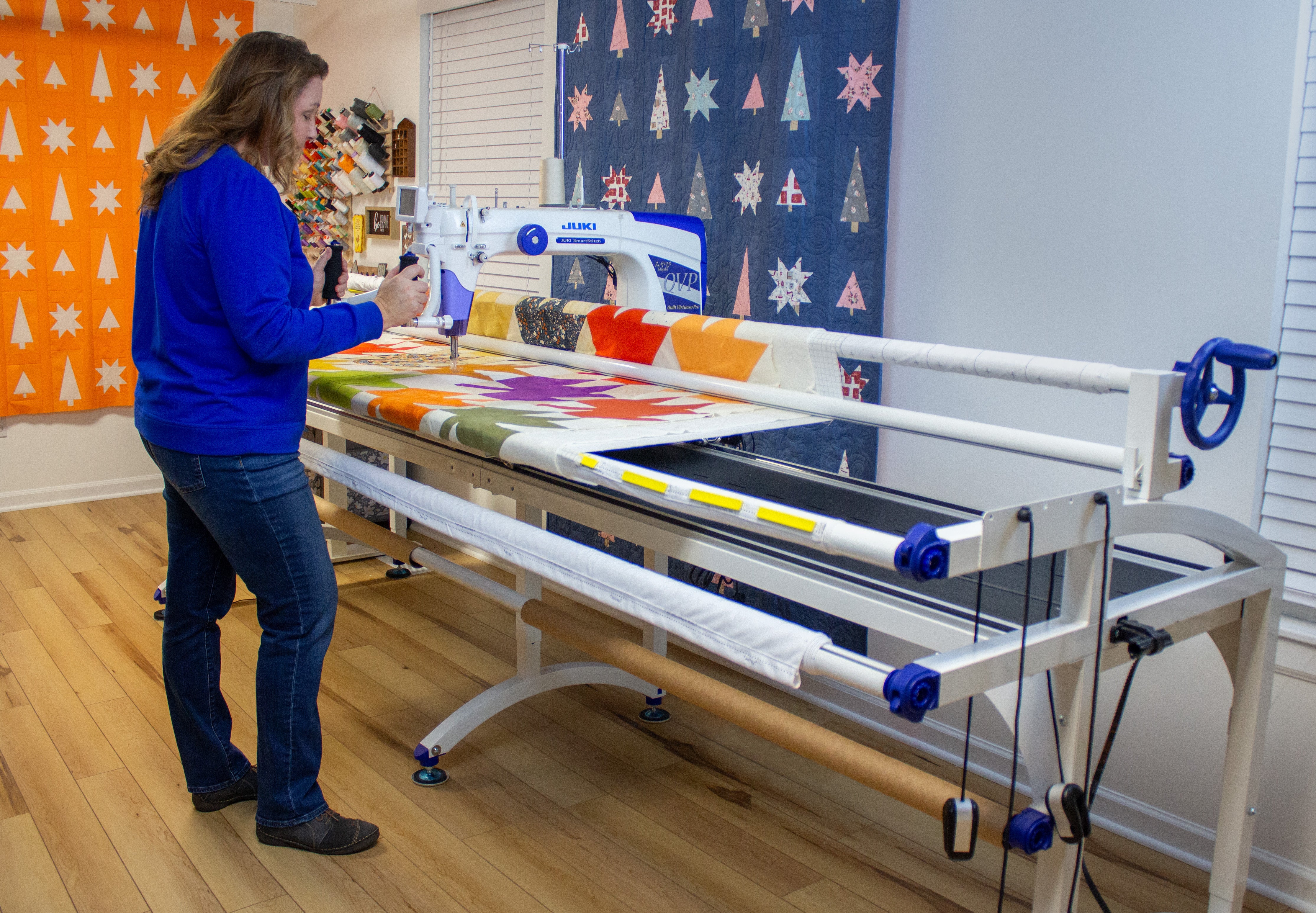 Juki J-350QVP Miyabi Longarm Quilting Machine