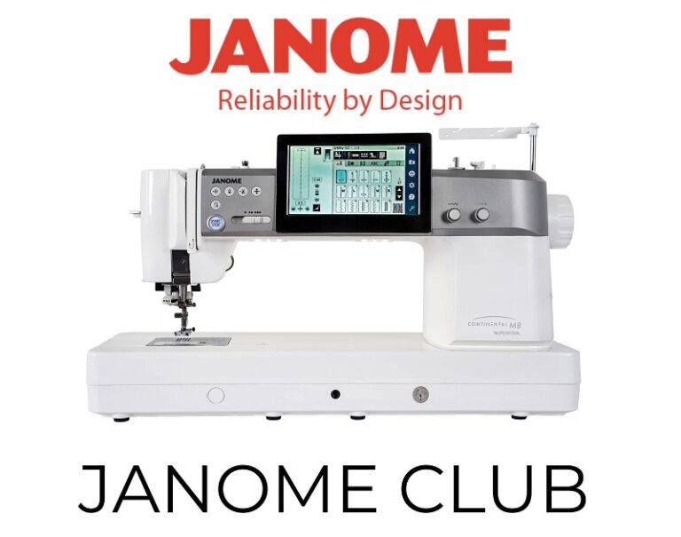 Janome Club 11/21/25 9:00 a.m. – 12:30 p.m.