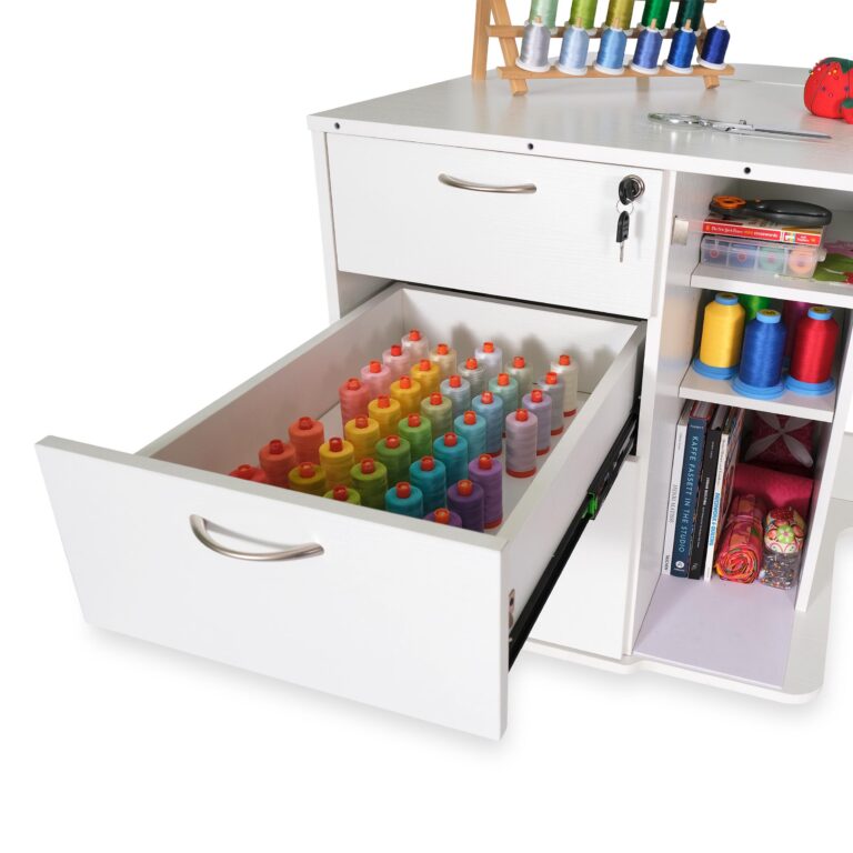 Sydney Lite Dual Rail Electric Sewing Cabinet