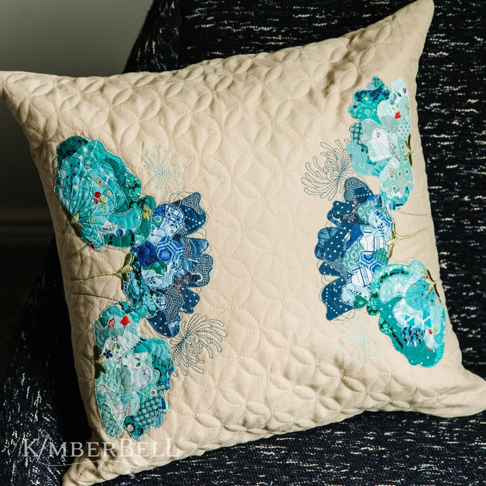 Quilted Pillow Cover Blank, 18 x 18″ Sand Linen