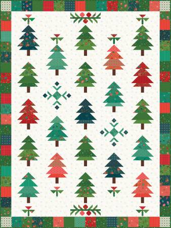 In from the Cold Under the Pines Quilt Kit 72x96