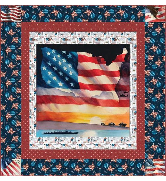 Letters From Home Panel Boxed Quilt Kit KT-15610