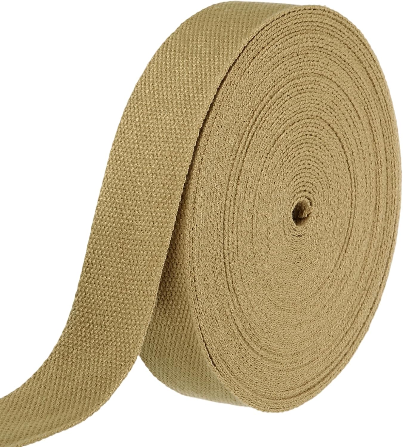 HARFINGTON Khaki Cotton Webbing 1.5"x2 Yards