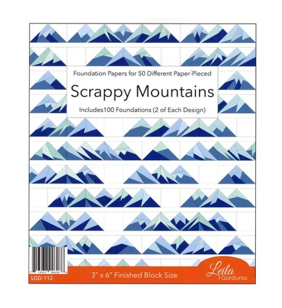 SCRAPPY MOUNTAINS 3 X6 FINISHED BLOCKED SIZE
