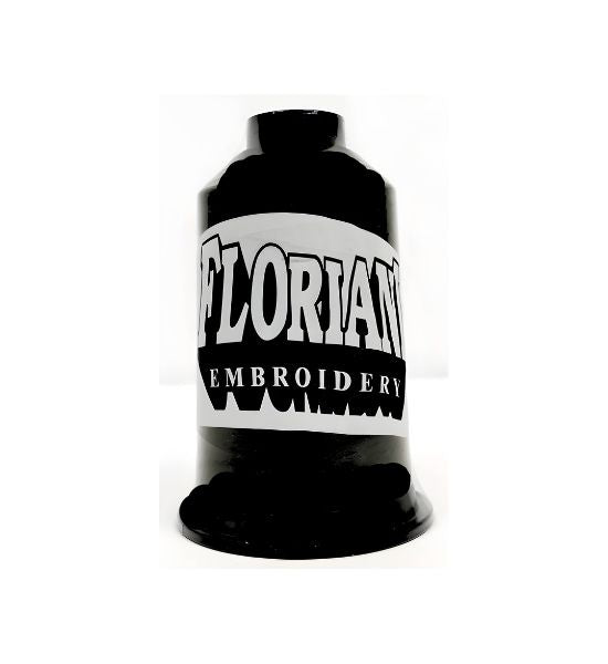 LGPF0900 - Floriani Embroidery Thread, 5,500yd Spool Black